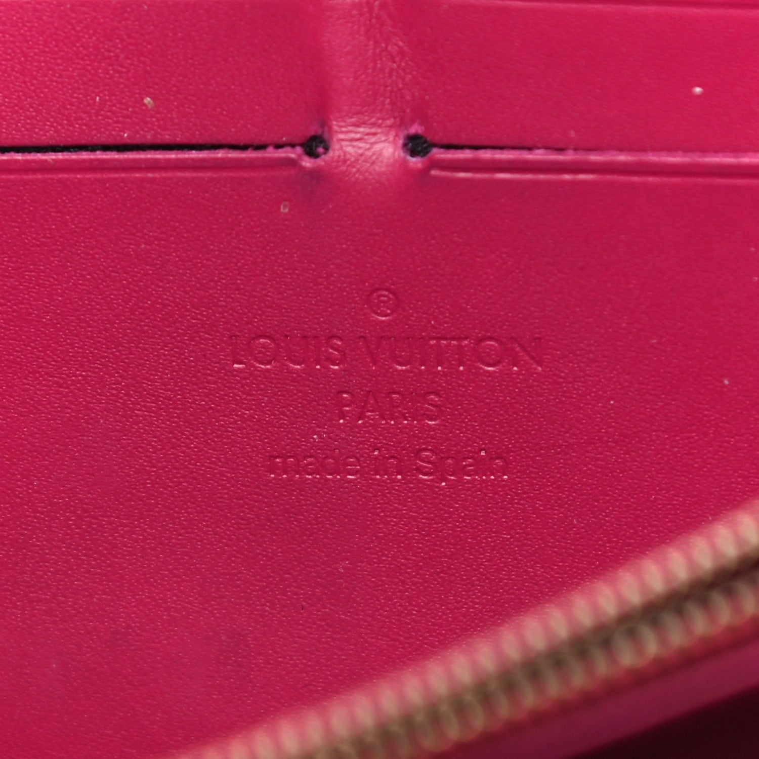 Louis Vuitton Vernis Zippy Wallet Rose Indien 6 of 12