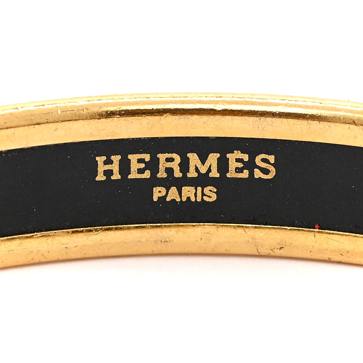 Hermes Enamel Printed Rope Chain Link Narrow Bracelet 70 4 of 7