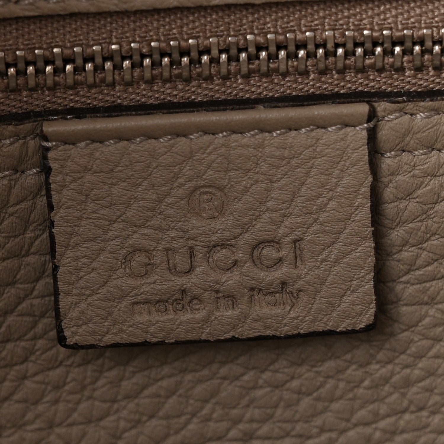Gucci Soft Calfskin Small Jackie Top Handle Bag Taupe 5 of 9