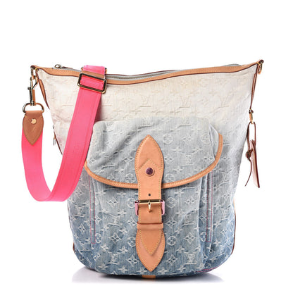 Louis Vuitton Denim Sunburst PM Messenger Blue 1 of 8
