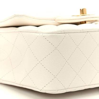 Chanel Caviar Quilted Mini Top Handle Rectangular Flap White 8 of 9