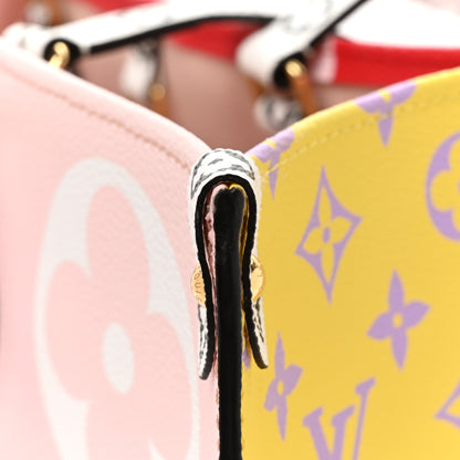 Louis Vuitton Monogram Giant Onthego GM Rouge Rose 22 of 23