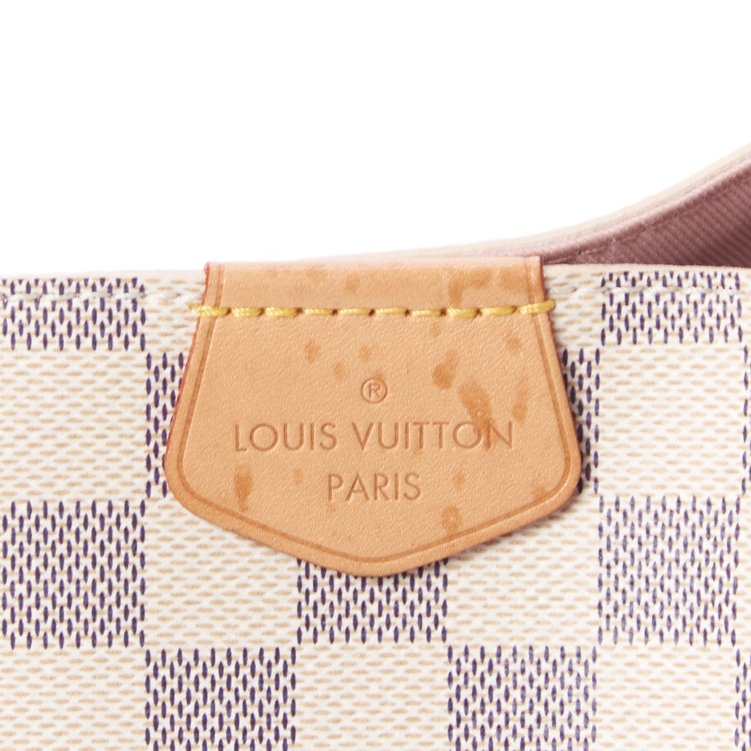 Louis Vuitton Damier Azur Graceful PM Rose Ballerine 8 of 9