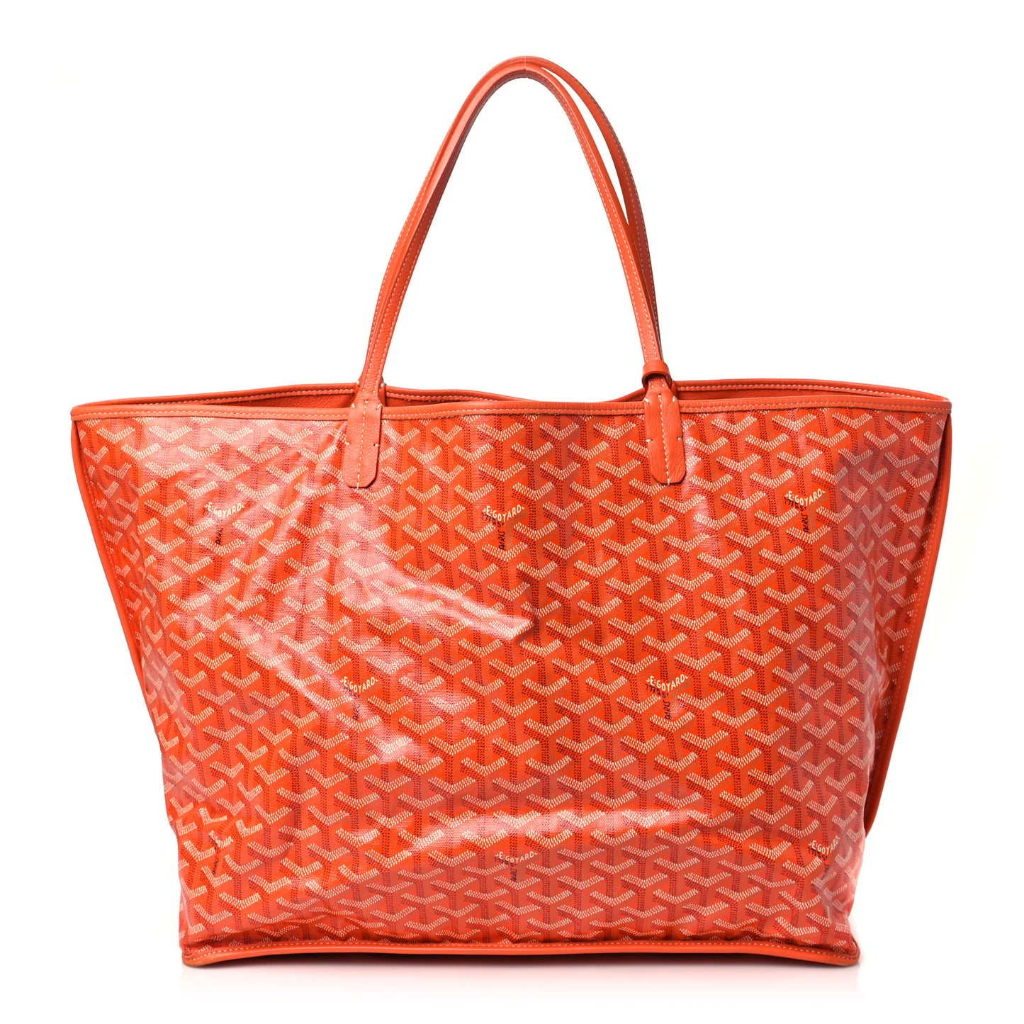 Goyardine Reversible Anjou GM Orange