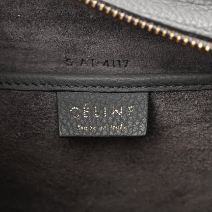 Celine Baby Drummed Calfskin Nano Luggage Kohl 6 of 10
