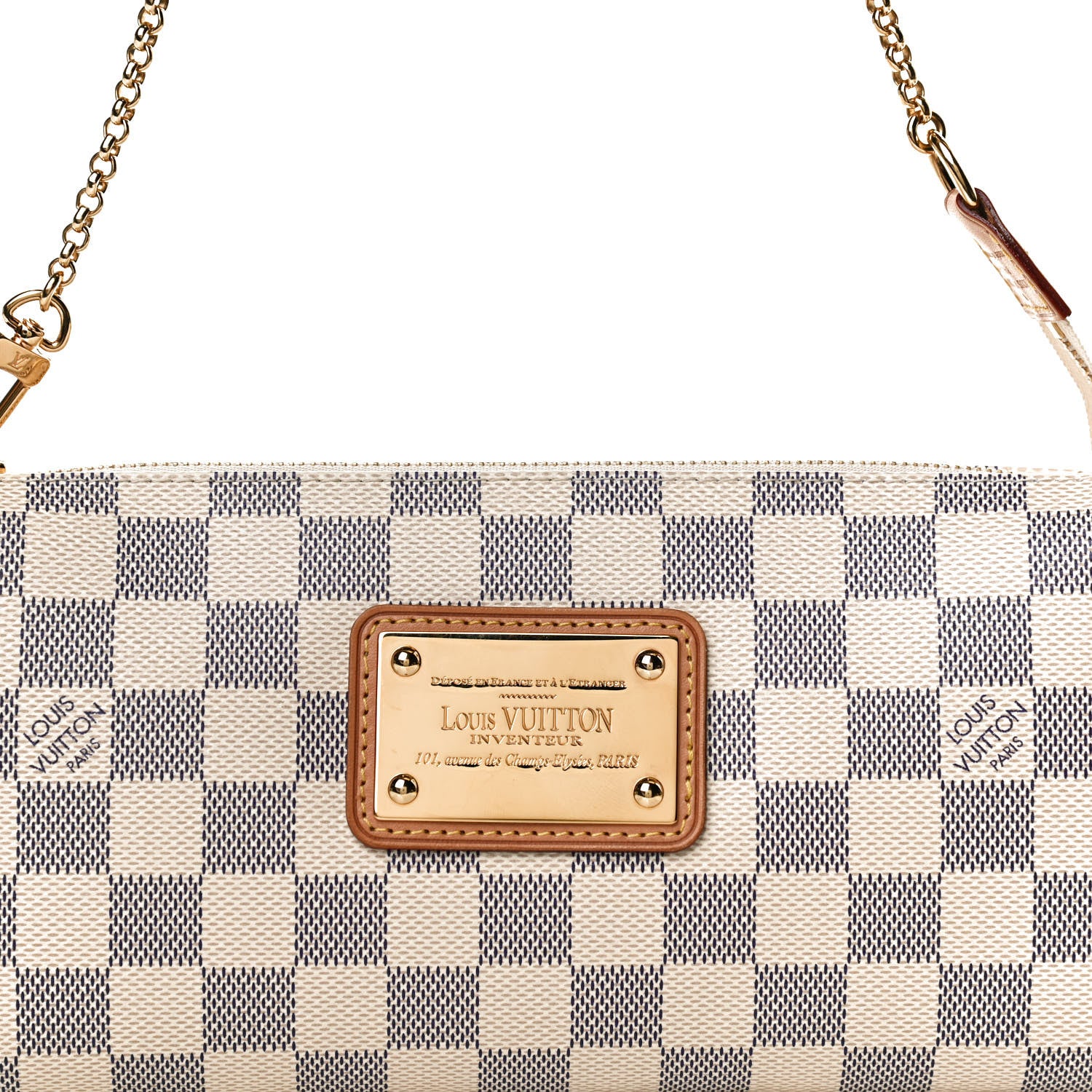 Louis Vuitton Damier Azur Eva Clutch 7 of 11