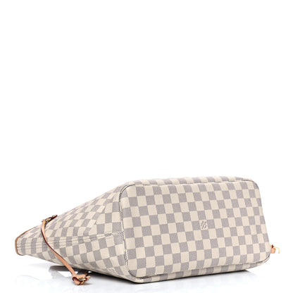 Louis Vuitton Damier Azur Neo Neverfull MM Rose Ballerine 3 of 10