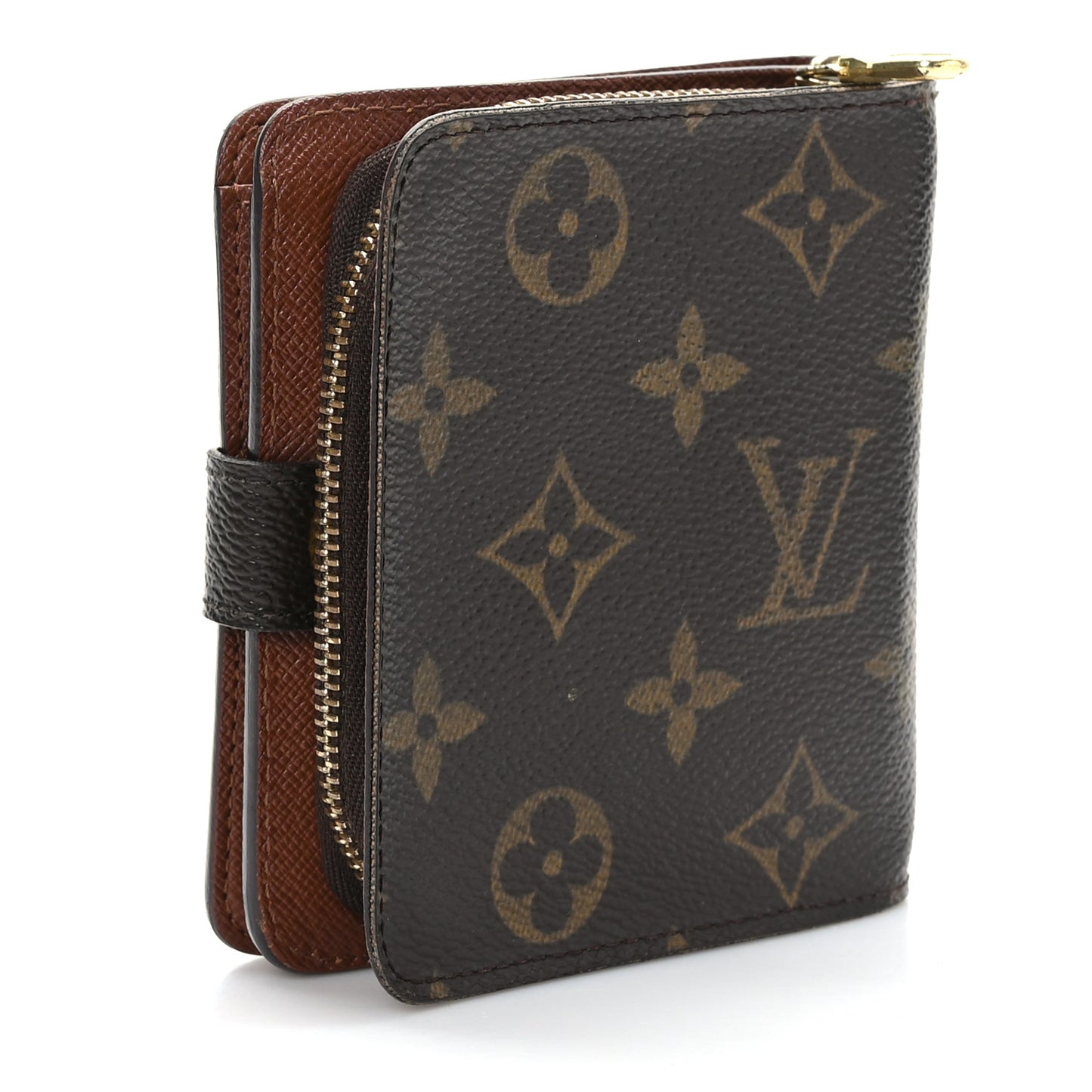 Monogram Compact Zippe Zipped Wallet