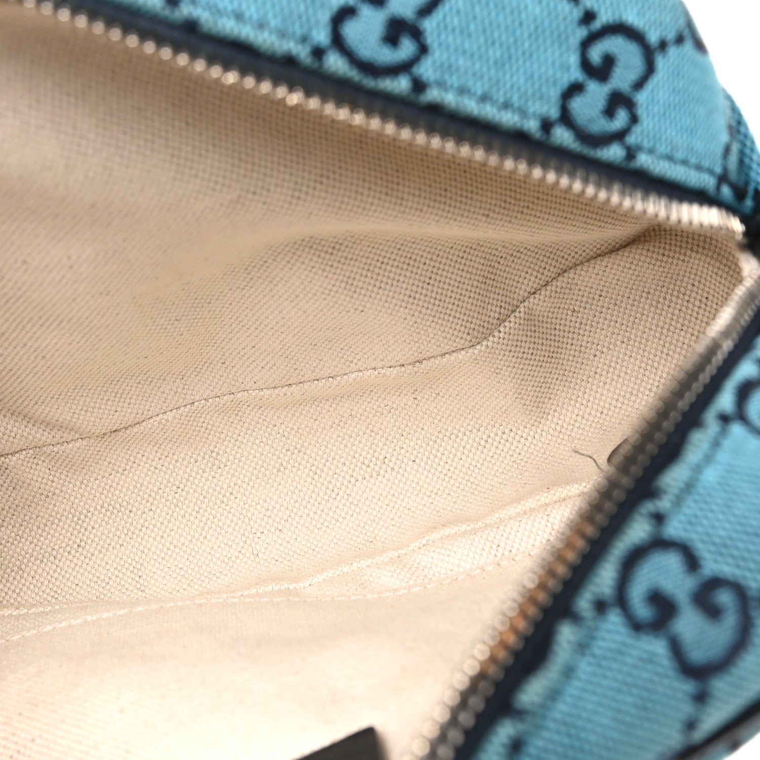 Gucci Monogram Multicolor Matelasse Diagonal Small GG Marmont Chain Shoulder Bag Light Blue Light Blue 5 of 10