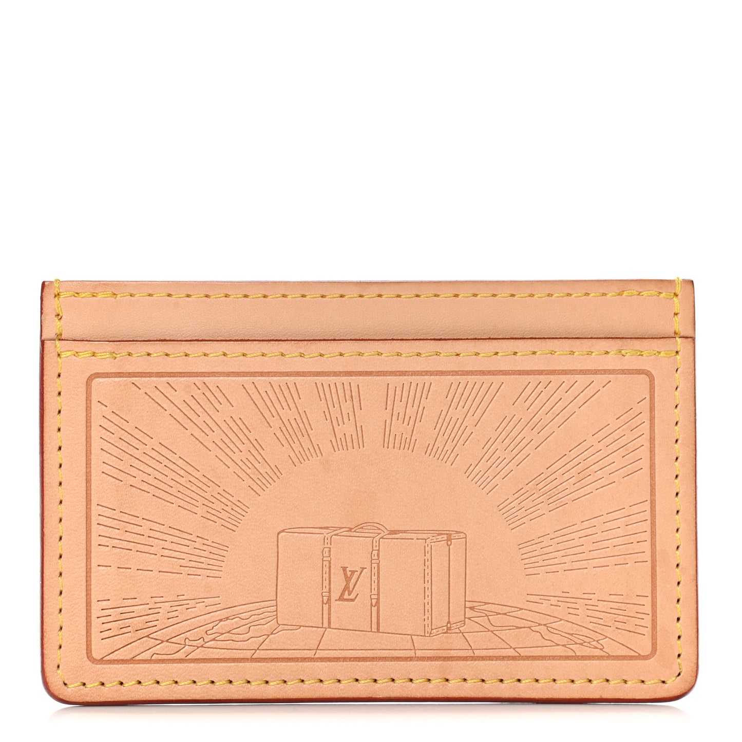 Vachetta Voyages Card Holder