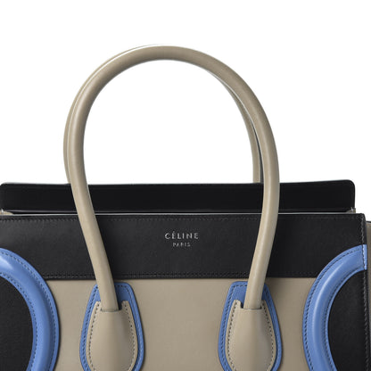 Celine Shiny Smooth Calfskin Micro Tri-Color Luggage Quartz 9 of 9