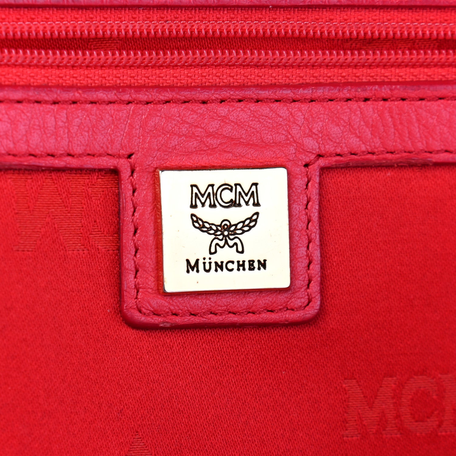 MCM Visetos Medium Sprinkle Stud Stark Backpack Corail 6 of 13