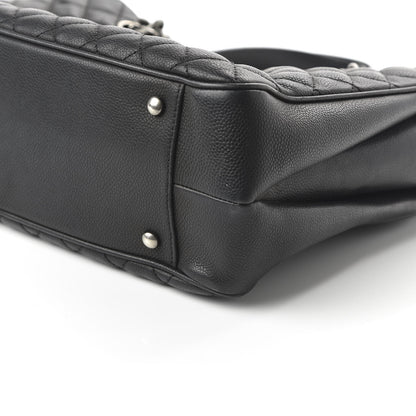 Chanel Caviar Quilted Medium Rock In Rome Tote Black 7 of 11
