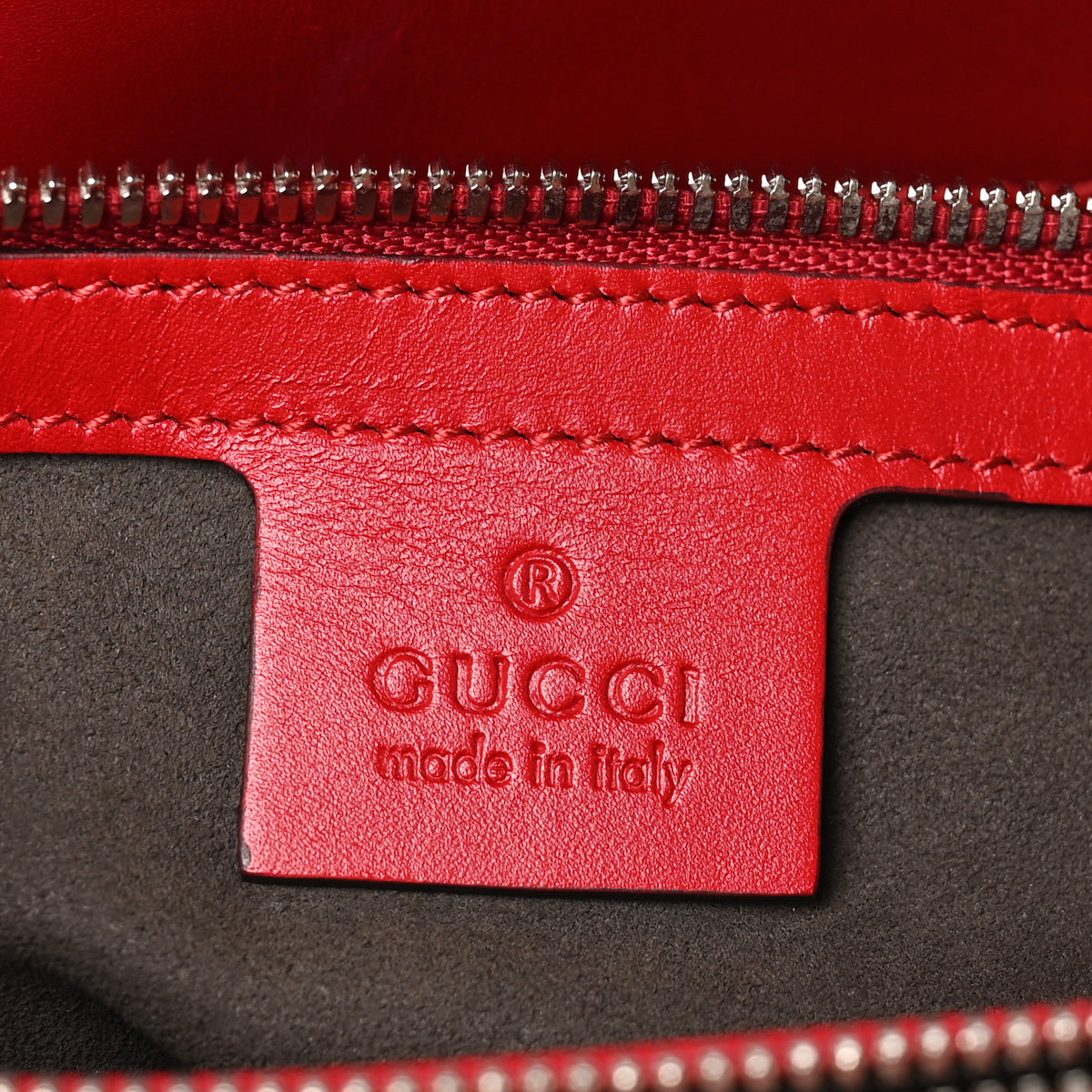 Gucci Guccissima Signature Briefcase  Red 6 of 11