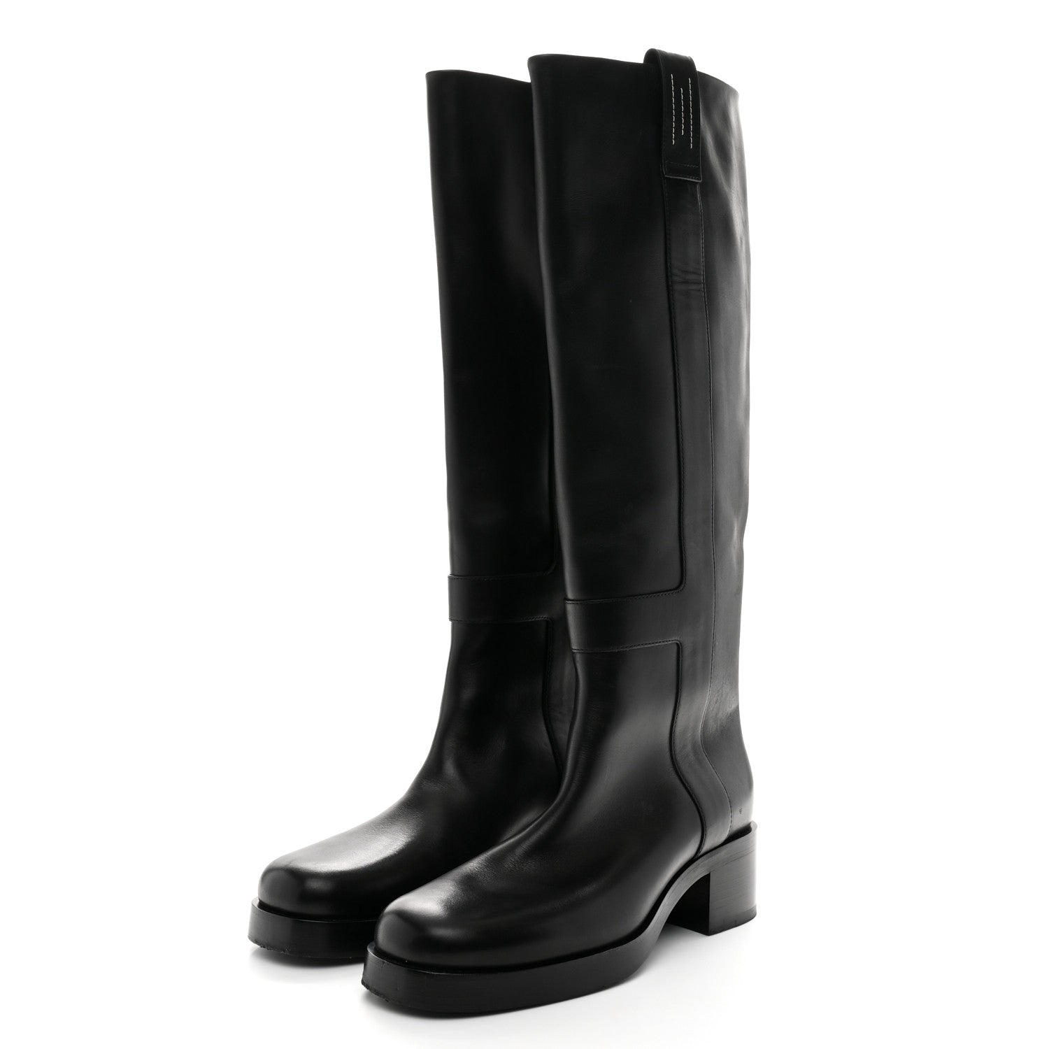 Hermes Box Riding Boots 41 Black 3 of 12