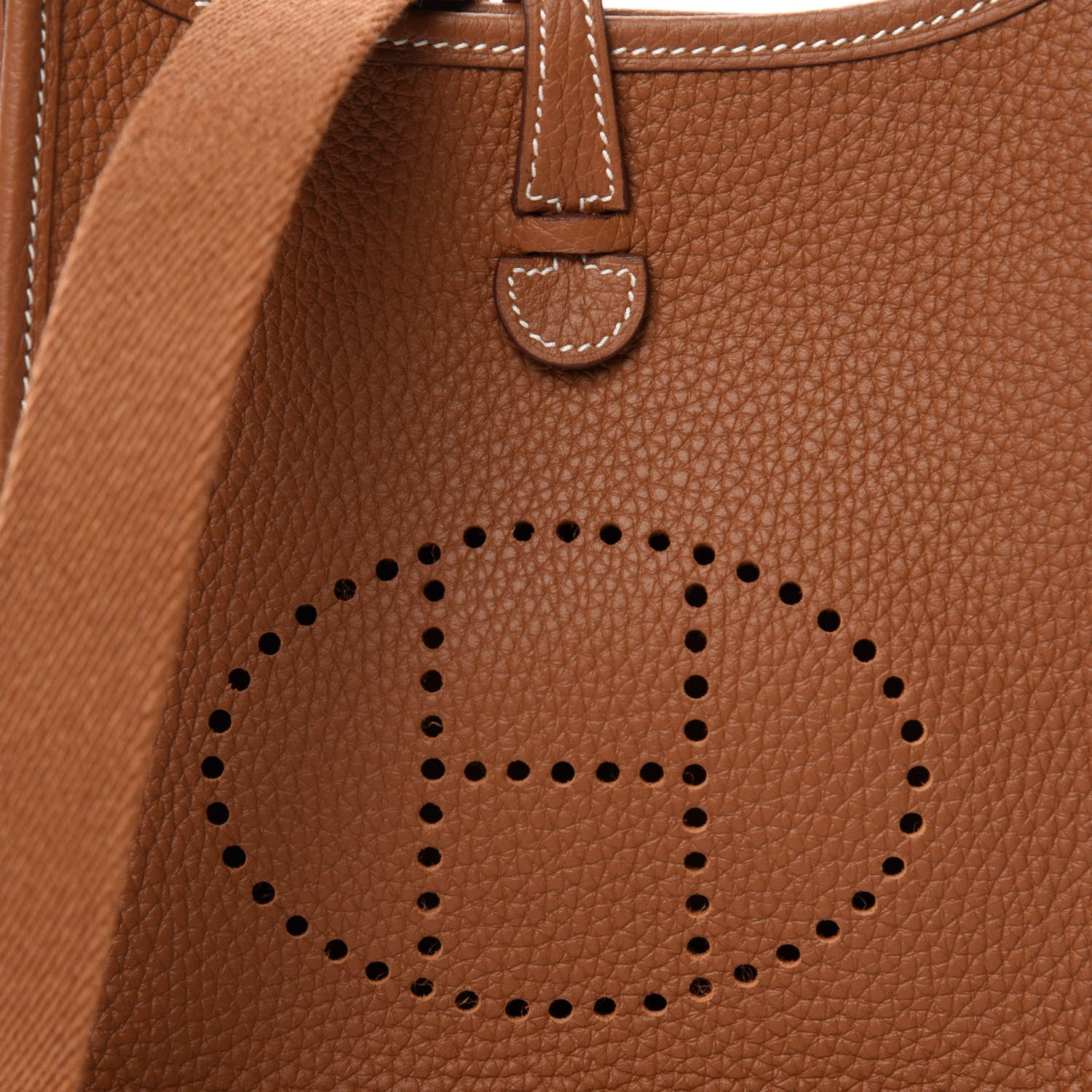 Hermes Taurillon Clemence Evelyne TPM Gold 10 of 11