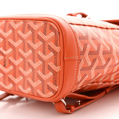 Goyard Goyardine Calfskin Mini Alpin Backpack Orange 9 of 9