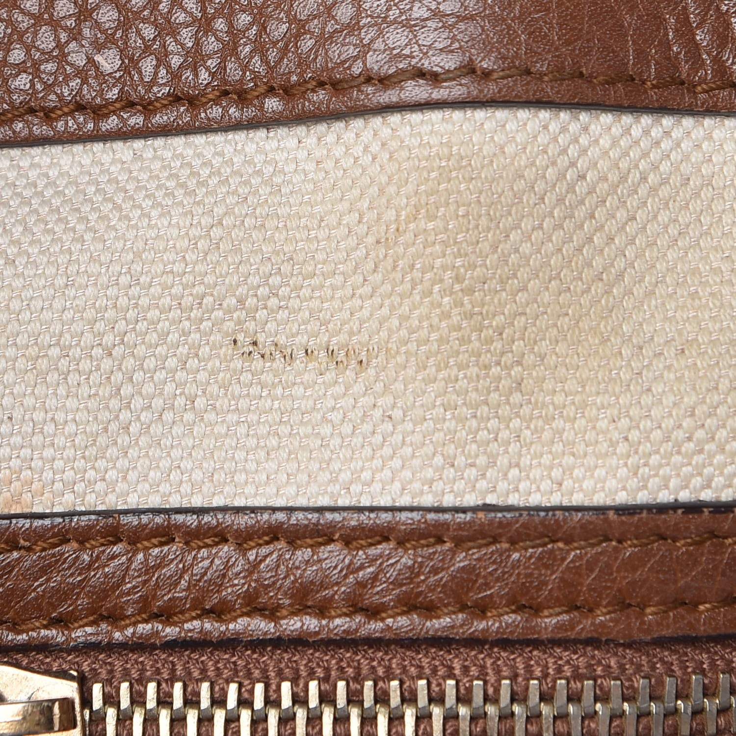 Gucci Monogram Cellarius Calfskin Medium Bella Tote Beige Ebony Cuir 8 of 20