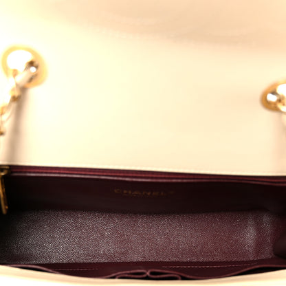 Chanel Caviar Quilted Medium CC Filigree Flap Beige 5 of 11