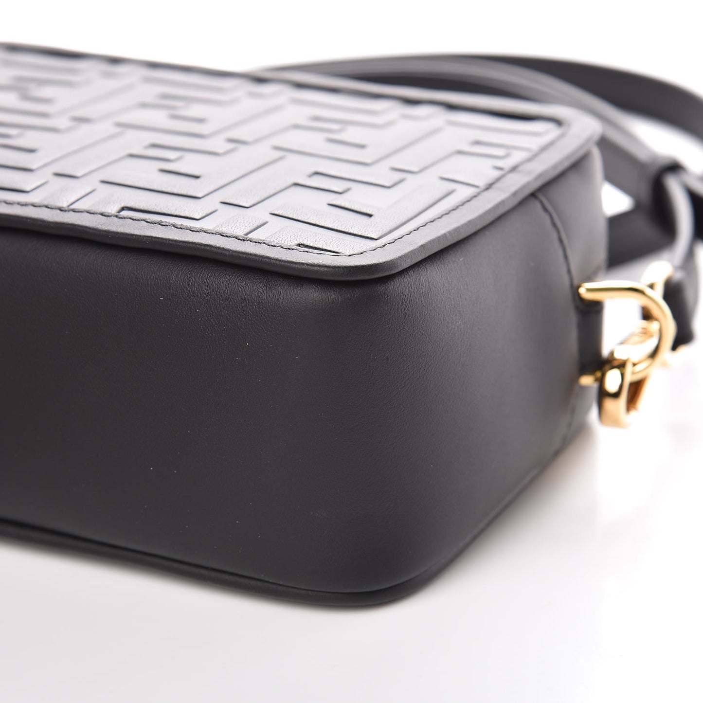 Vitello Century FF 1974 Embossed Mini Camera Case Black