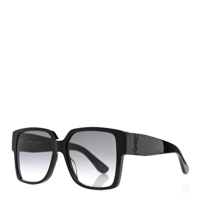 Saint Laurent Square SL M9 Sunglasses Black 1 of 8