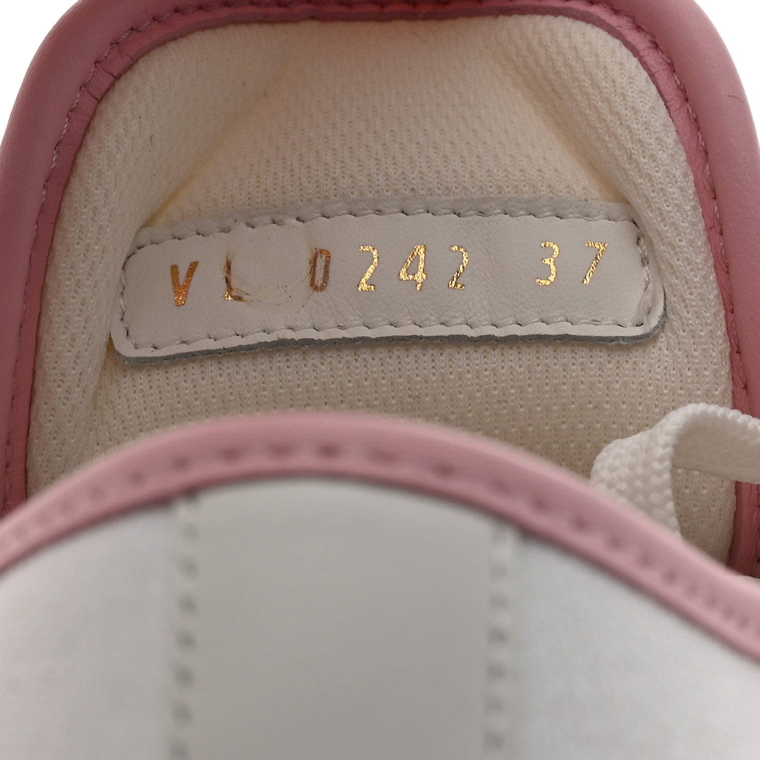Louis Vuitton Canvas LV Squad Sneakers 37 White Pink 8 of 8