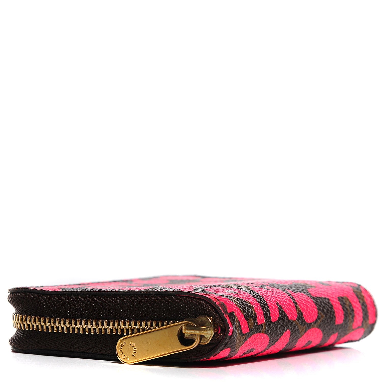 Louis Vuitton Monogram Graffiti Zippy Coin Purse Fuchsia 4 of 8