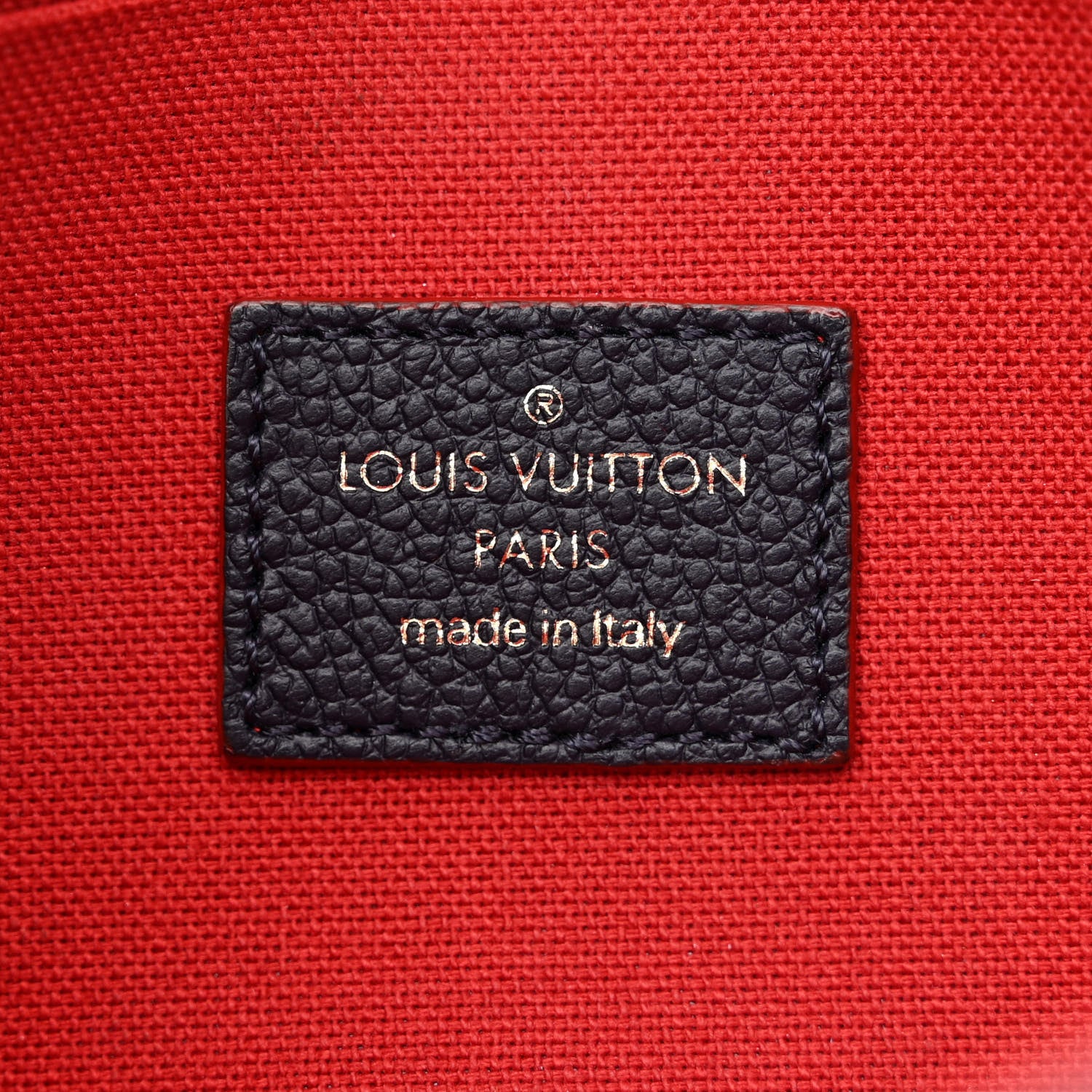 Louis Vuitton Empreinte Pochette Felicie Chain Wallet Marine Rouge 6 of 10