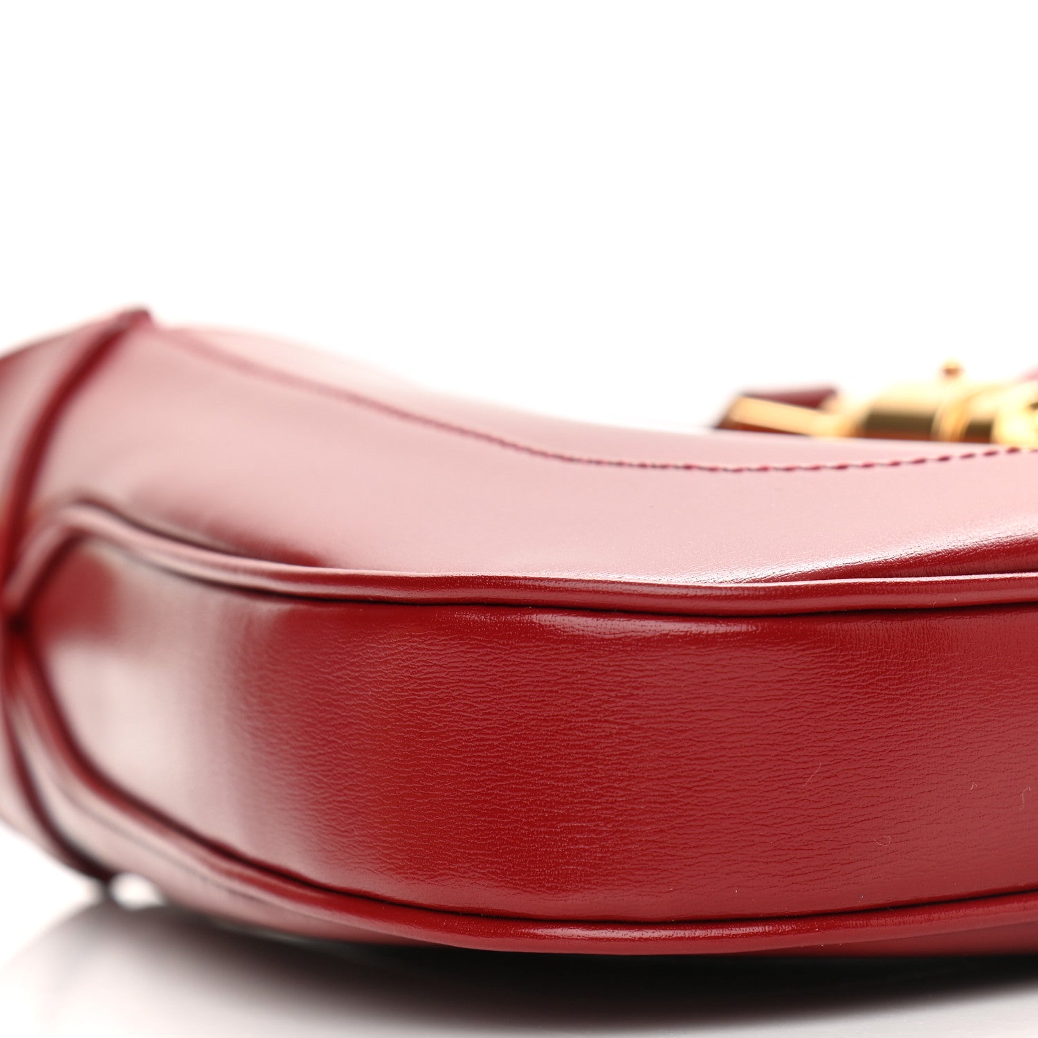 Gucci Boarded Dyana Lux Calfskin Small Jackie 1961 Hobo New Cherry Red 9 of 11