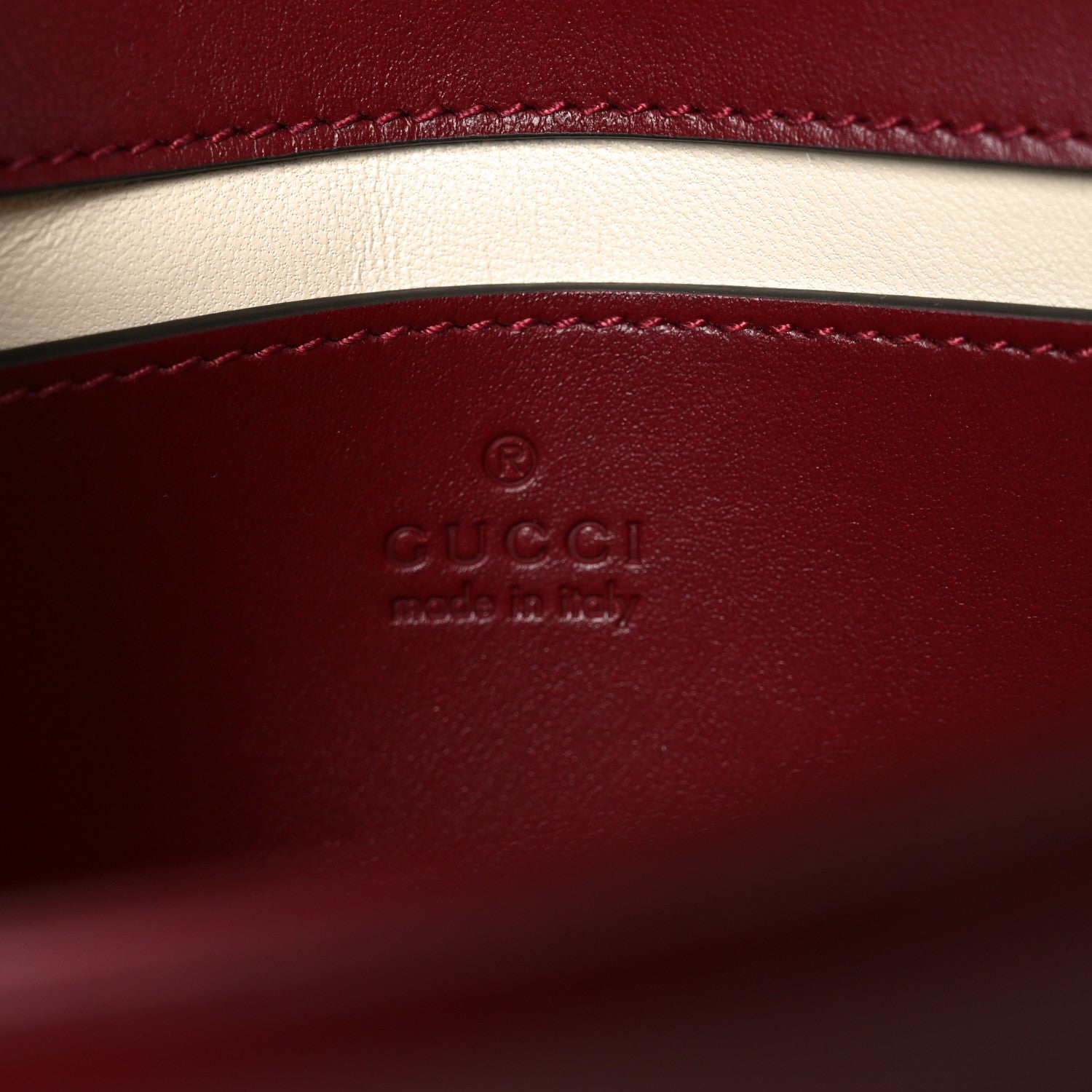 Gucci Calfskin Matelasse Small GG Marmont Shoulder Bag Rosso Ancora Red 6 of 10