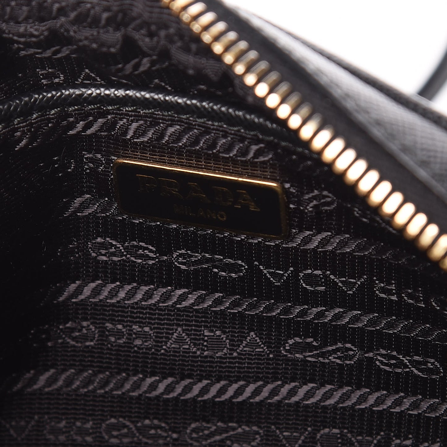 Saffiano Lux Small Camera Crossbody Bag Black