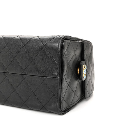 Chanel Caviar Quilted Small Chanel 25 Handbag Black 17 of 17