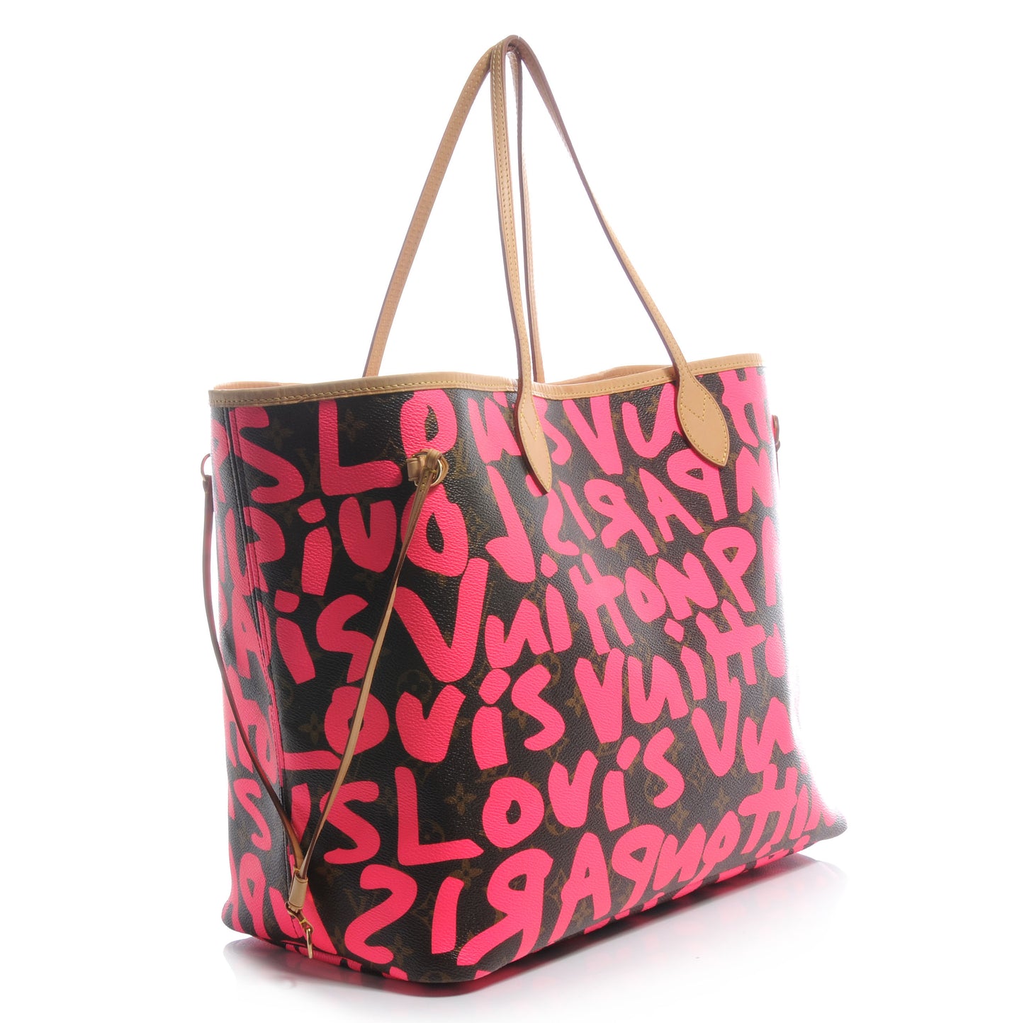 Monogram Graffiti Neverfull GM Fuchsia