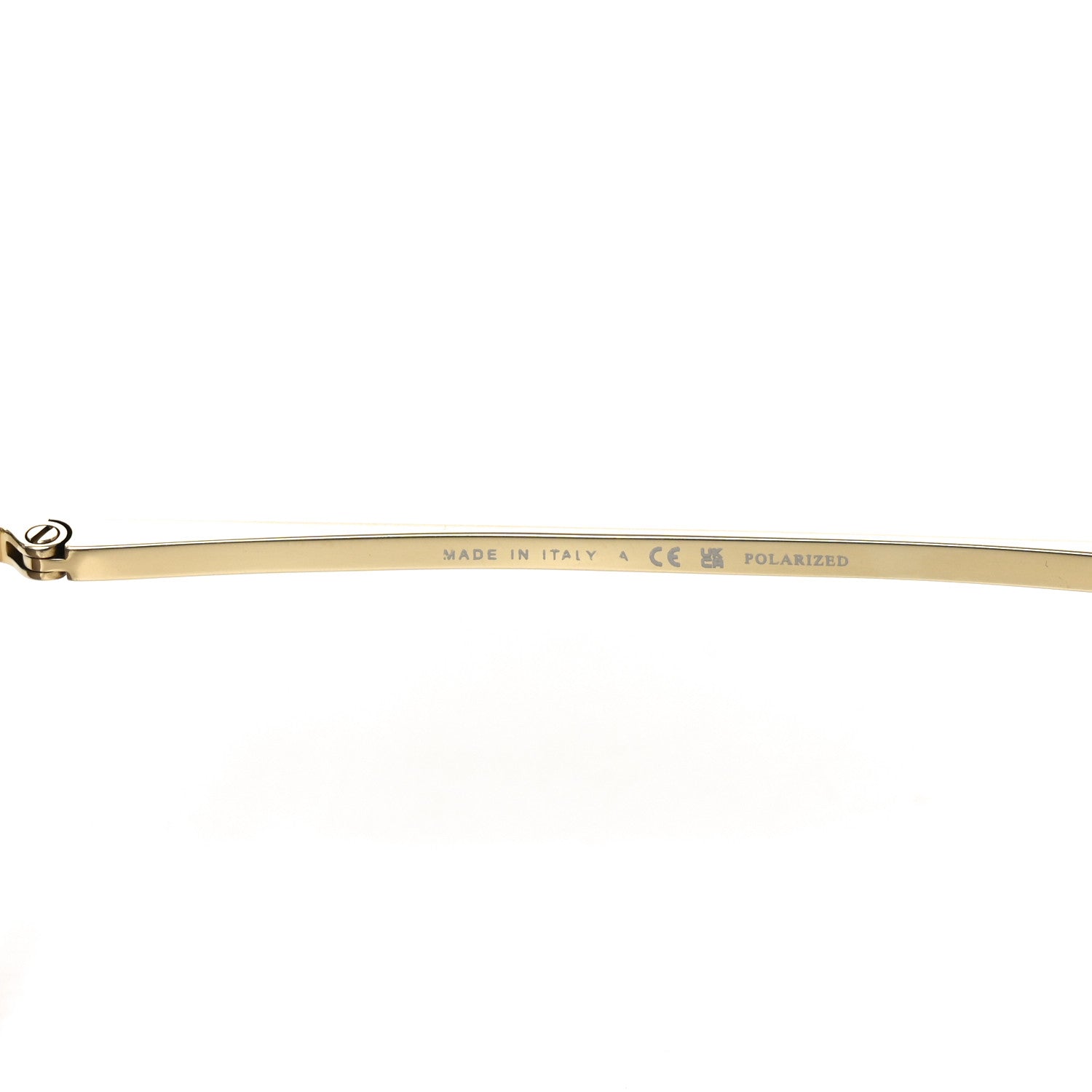 Chanel Aviator CC Sunglasses 4189-T-Q Gold 6 of 7