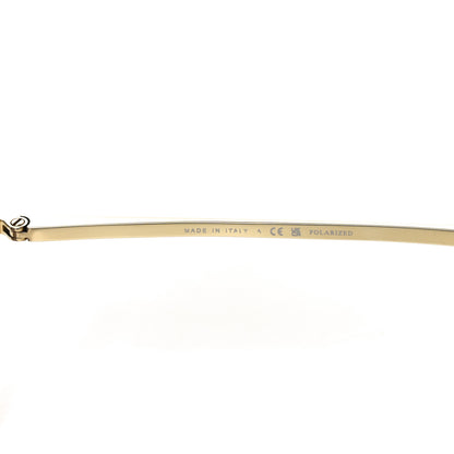 Chanel Aviator CC Sunglasses 4189-T-Q Gold 6 of 7