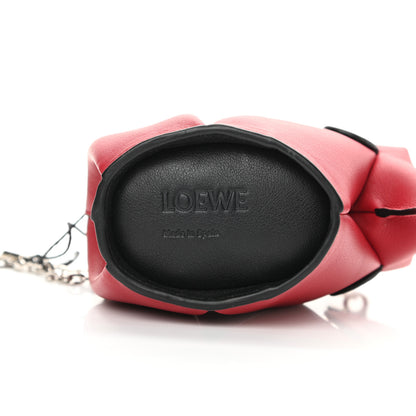 Loewe Calfskin Elephant Pouch Red 6 of 11