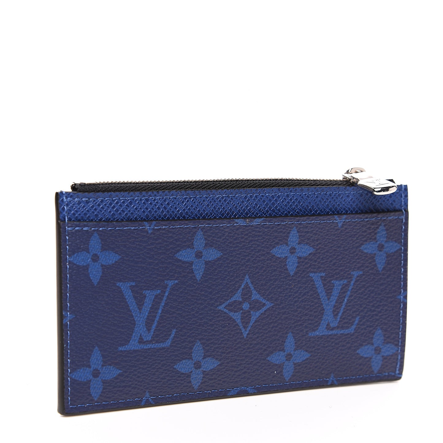 Monogram Taiga Coin Card Holder Cobalt