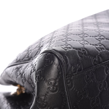 Gucci Guccissima Medium Emily Shoulder Bag Black 9 of 13