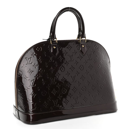 Louis Vuitton Vernis Alma GM Amarante 3 of 10