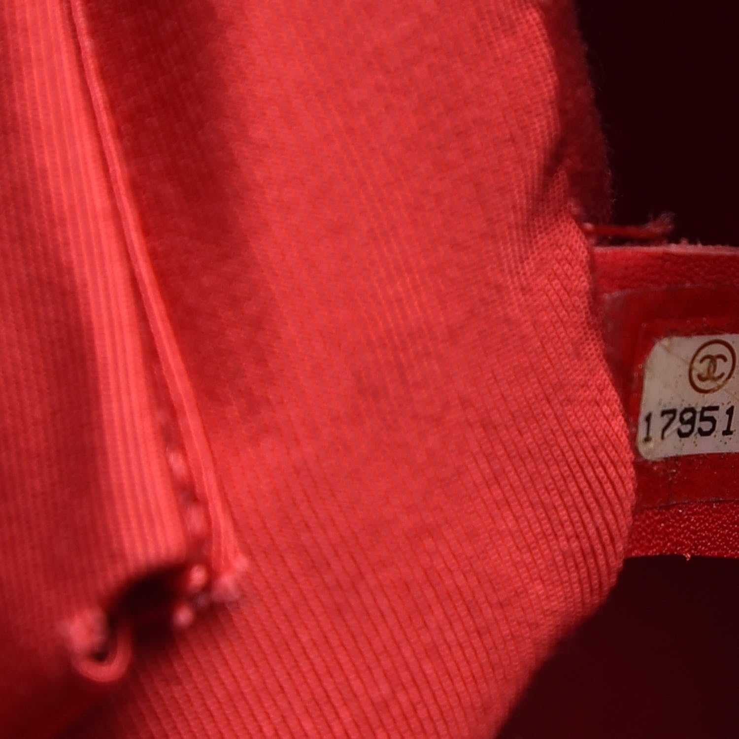 Chanel Lambskin Quilted Large Boy Flap Black Red 7 of 15