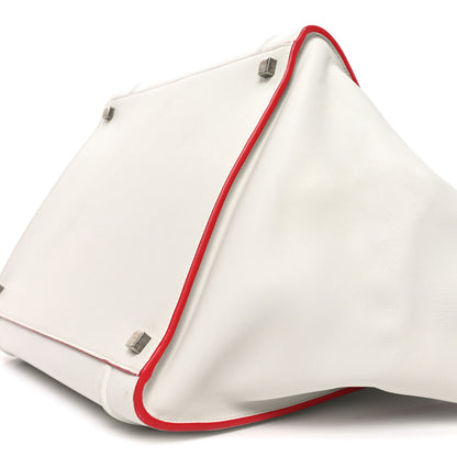 Celine Smooth Calfskin Medium Phantom Luggage White 10 of 10