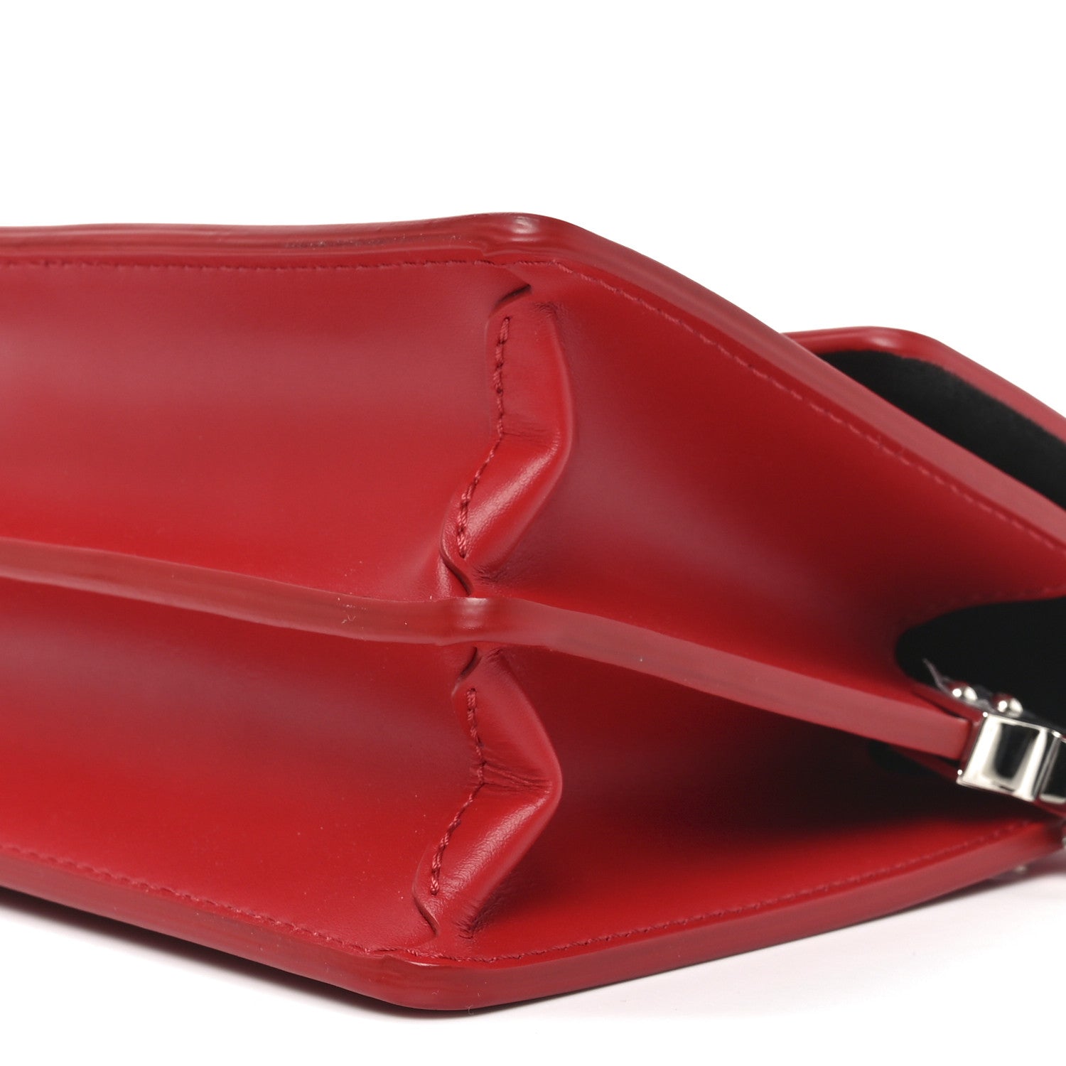 Louis Vuitton Patent Calfskin Monogram Lace Dauphine Mini Red 9 of 9