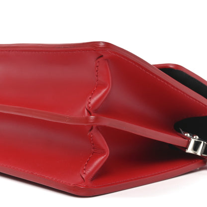 Louis Vuitton Patent Calfskin Monogram Lace Dauphine Mini Red 9 of 9