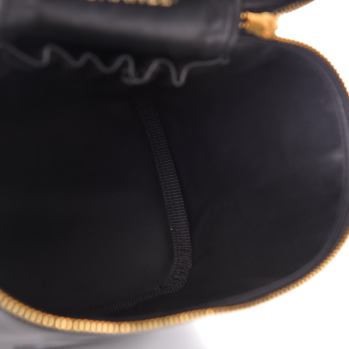 Patent Vanity Cosmetic Case Black