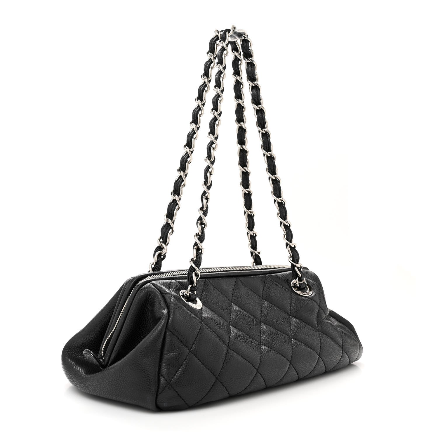 Chanel Caviar Quilted Timeless CC Shoulder Bag Black 3 of 12