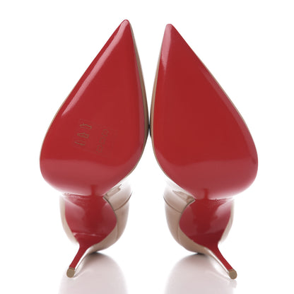 Christian Louboutin Patent So Kate 120 Pumps 37 Nude 5 of 9