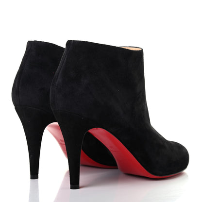 Christian Louboutin Veau Velours Belle 85 Ankle Boots 38 Black 3 of 4