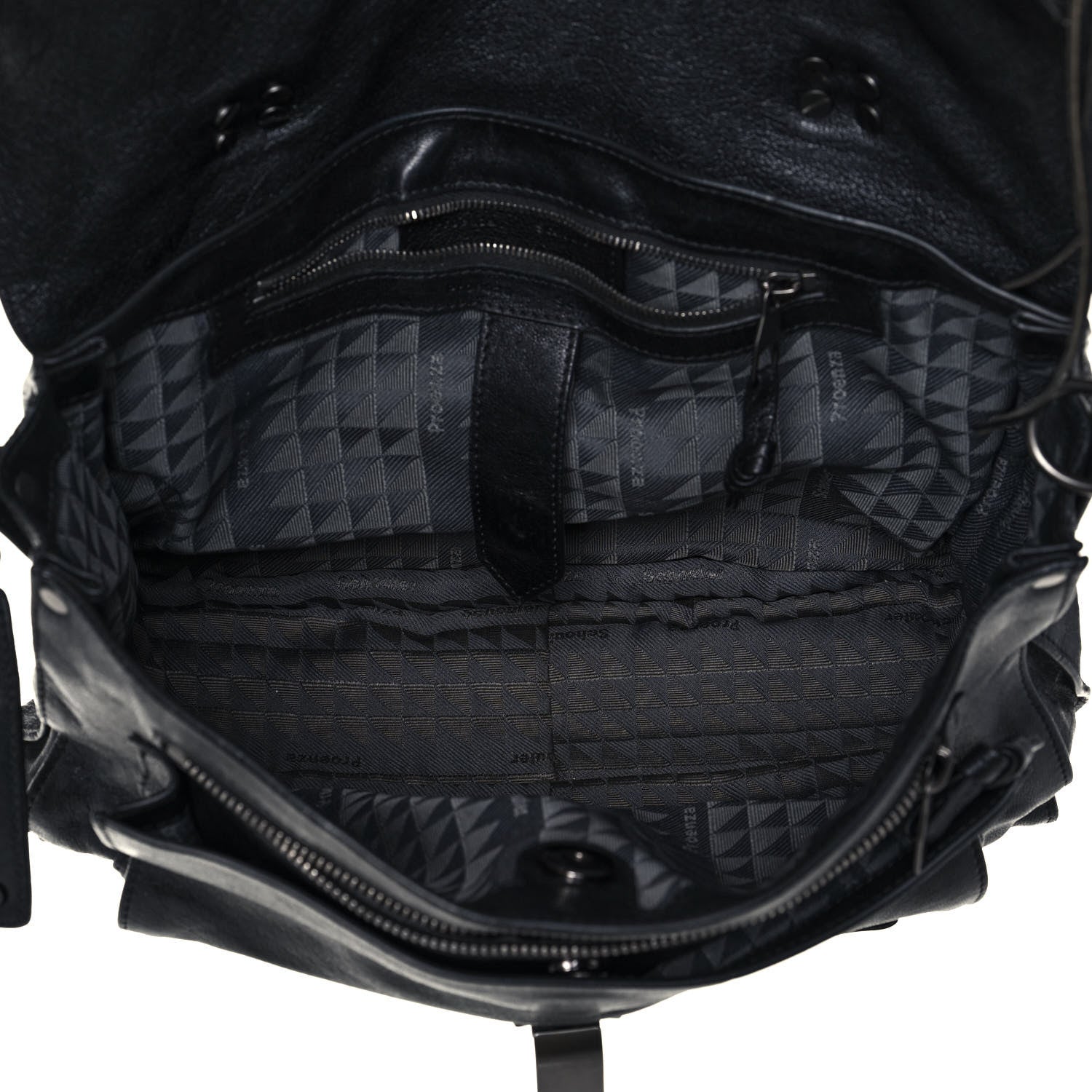Proenza Schouler Lambskin Fringe Medium PS1 Satchel Black 5 of 21