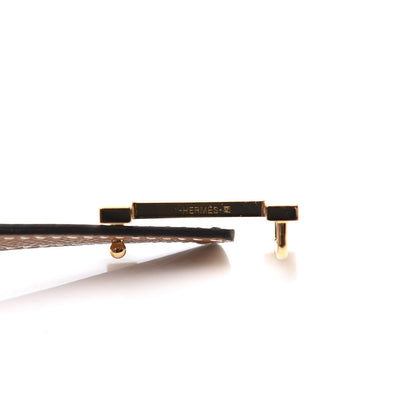Hermes Swift Epsom 13mm Focus Belt 85 Black Gold 6 of 7
