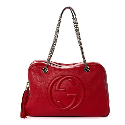Gucci Cellarius Calfskin Medium Soho Bowler Tabasco 1 of 12